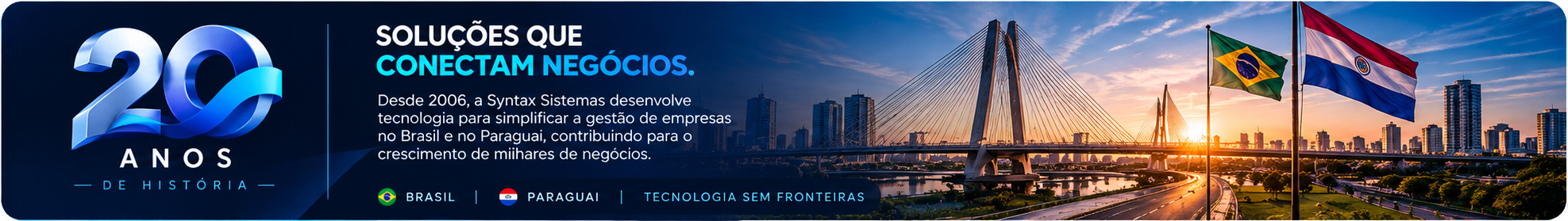 Syntax Sistemas: 20 anos de história, desde 2006, no Brasil e no Paraguai